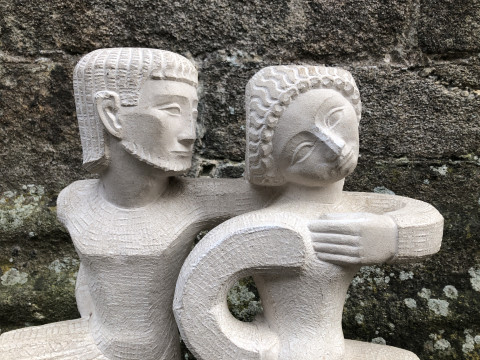 Couple de danseurs par Jean Mazuet