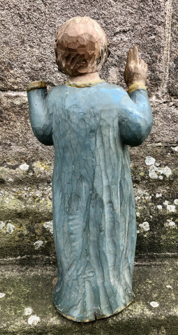 Jésus en bois polychrome fin XVIIe
