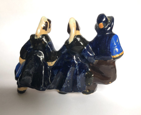 Groupe de danseurs de la série de la gavotte