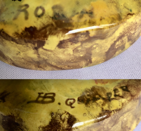 Signature de la manufacture et de l'artiste