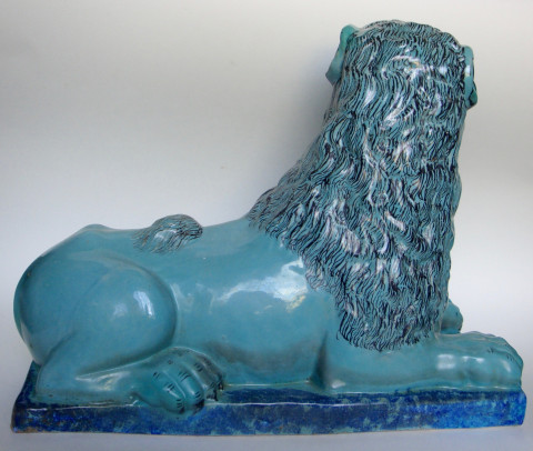 Grand lion de dos par Lunéville