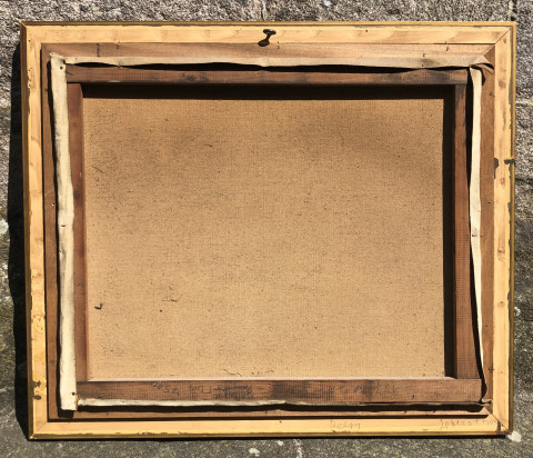 Arrière de la toile