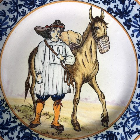 Paludier et son cheval par Malicorne