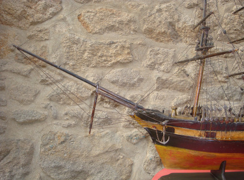 Détail du boute-dehors