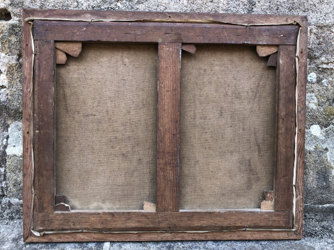 Arrière du tableau