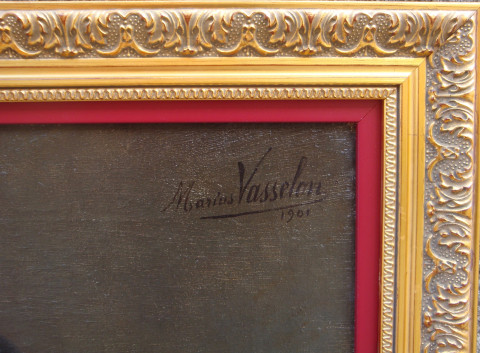 Signature de l'artiste et date de l'oeuvre