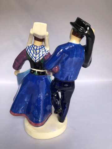 Couple de danseurs de Plougastel par Micheau-Vernez