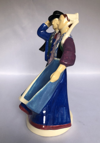 Couple de danseurs de Plougastel par Micheau-Vernez