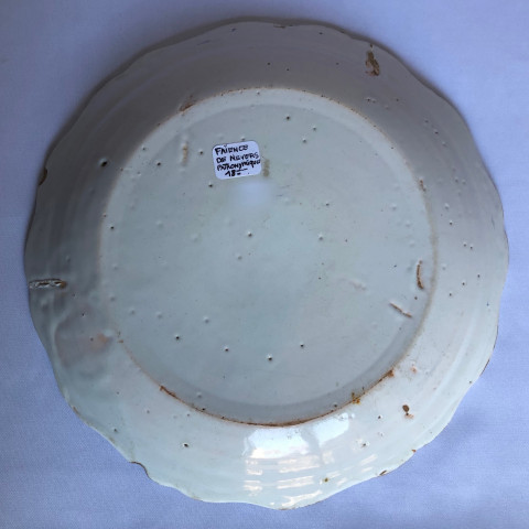 Assiette au rare patronyme de Mathurin Lamarche XVIIIe