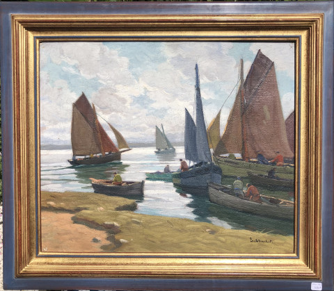 Matin à Douarnenez par Paul Eschbach