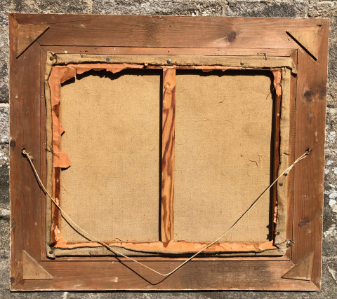 Arrière du tableau