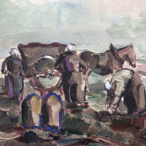 Les goémoniers par Pierre de Belay