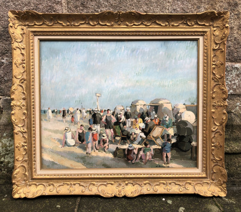 Sur la plage par Pierre de Belay