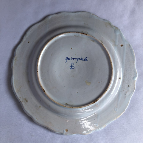 arrière de l'assiette