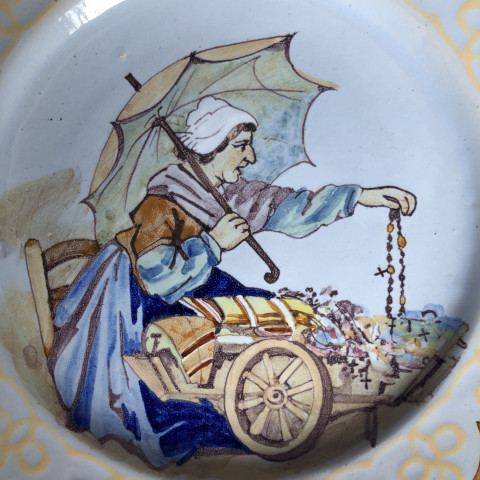 La vendeuse de chapelets de Châteaulin par PB