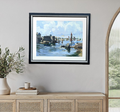  Le port de Concarneau par Lucien-Victor Delpy
