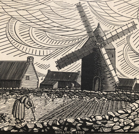 Le moulin par René Quillivic