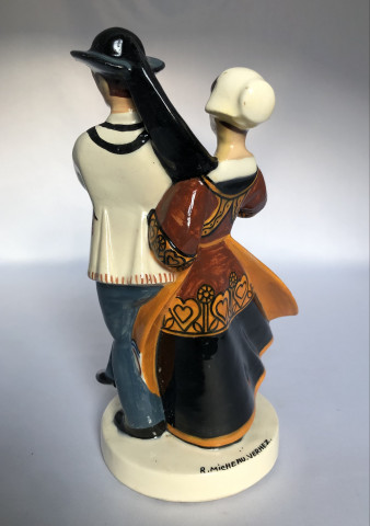 Couple de danseurs de Pontivy par Micheau Vernez