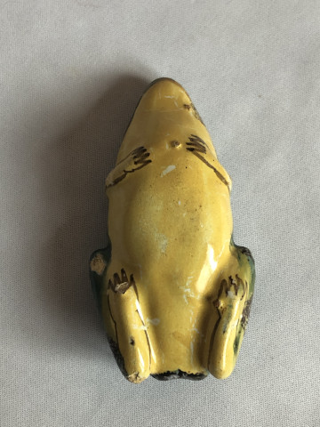 Rare secouette en forme de grenouille