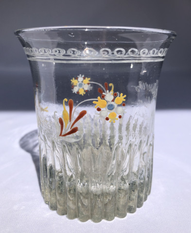 Verre à devise XVIIIe