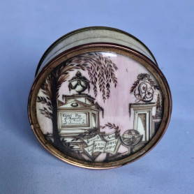 Boîte à mouche décor en cheveux