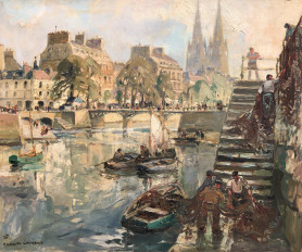  Retour de pêche à Quimper