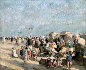 Sur la plage par Pierre de Belay