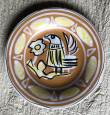 Assiette à décor d’oiseau
