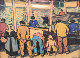 Sur le port
