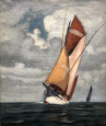 Thonier en mer par Maurice Ménardeau