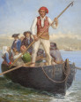 Le passeur de la rade de Brest par Caradec
