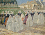 Procession sur Concarneau par Georges Dargouge