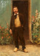 Portrait d'Alfred Guillou par son beau-frère Théophile Deyrolle