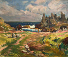 Lande fleurie à Ouessant par Émile Simon