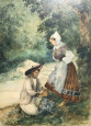 Couple de paludiers par Eugène Picou