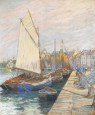 Le Port du Croisic par Émile Gauffriaud