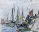 Retour de pêche par Henri Barnoin