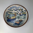 Petite jatte ronde à décor de port