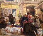 Marché aux faïences à Douarnenez par Lionel Floch