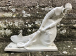 La femme de Roscoff à la roussette par Mathurin Méheut