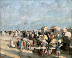 Sur la plage par Pierre de Belay