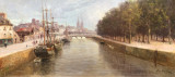Le port de Quimper par Pol Noël