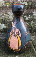 Vase Odetta à décor de bigoudène et de marin par Georges Brisson
