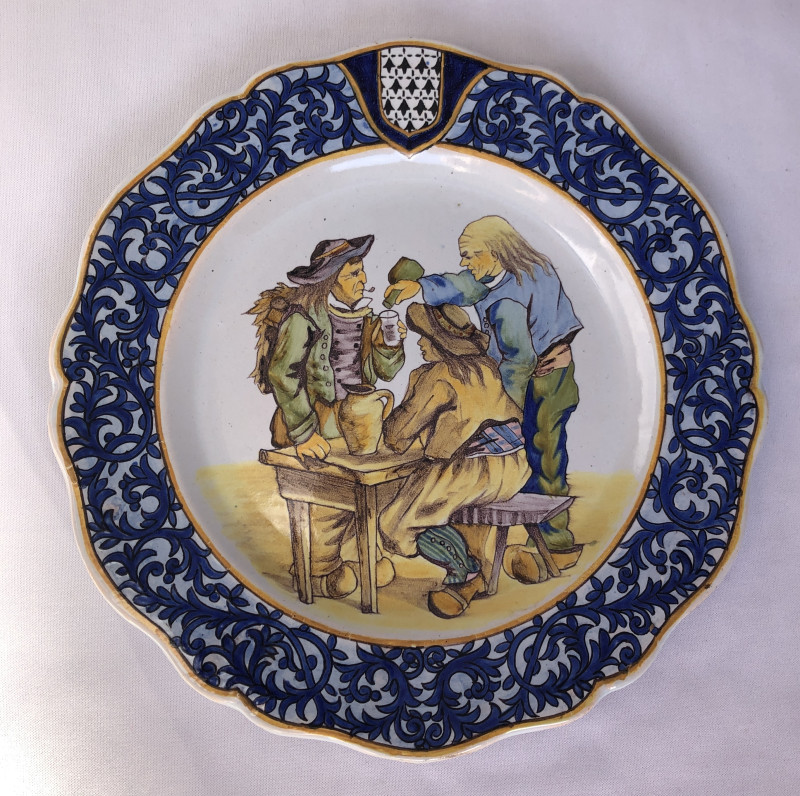 Trois hommes au cabaret de Plogonnec