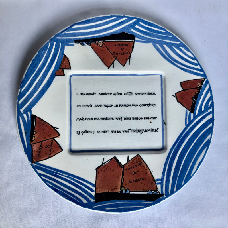 Assiette Amieux Frères