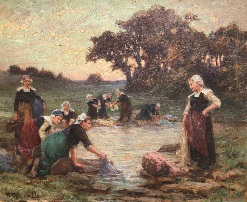 Bretonnes au lavoir