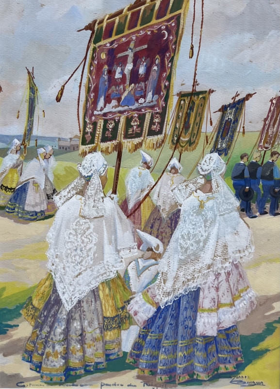Costume de Kerlouan au Pardon du Folgoët