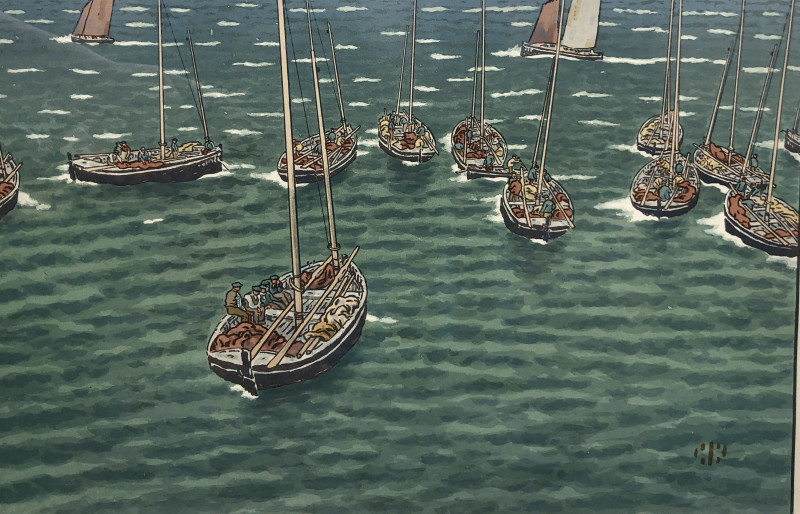 Bateaux au mouillage