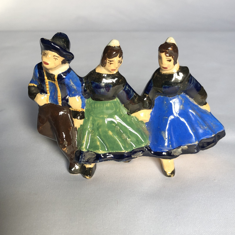 Groupe de danseurs de la série de la gavotte