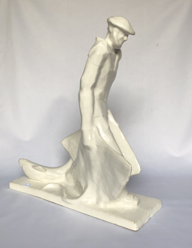 L’homme à la raie par Mathurin Méheut